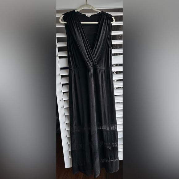 Nordstrom Spense Maxi Black Dress - Picture 1 of 4